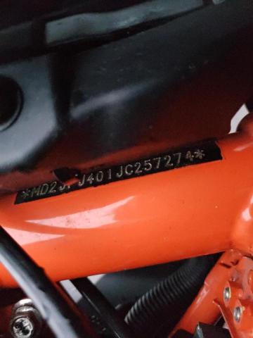 2018 KTM 390 DUKE MD2JPJ401JC257274