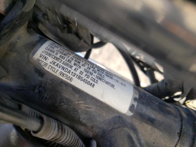 2001 KAWASAKI VN750 JKAVNDA131B545048