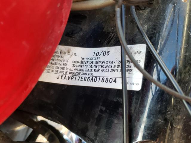2006 YAMAHA XV1700 A JYAVP17E86A018804