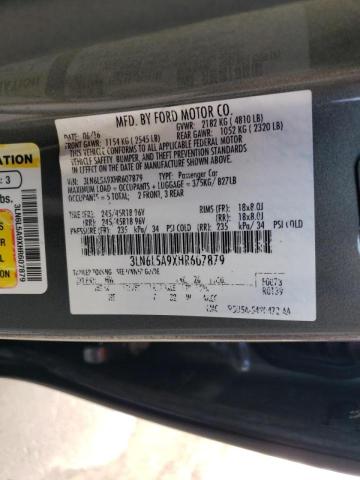 2017 LINCOLN MKZ PREMIE 3LN6L5A9XHR607879