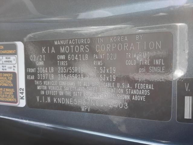 2022 KIA CARNIVAL S KNDNE5H37N6072403