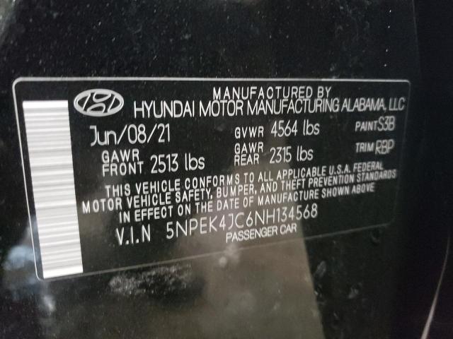 2022 HYUNDAI SONATA N L 5NPEK4JC6NH134568