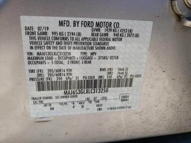 MAJ6S3GLXLC313250 Ford Ecosport S 2020. Фото: 9