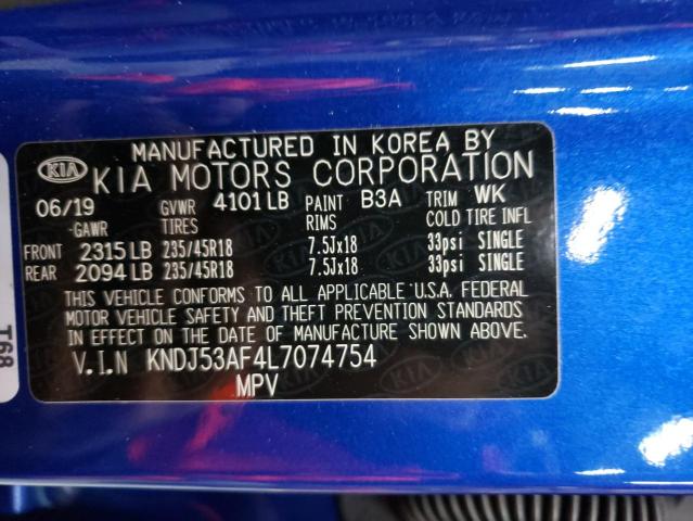 2020 KIA SOUL GT-LI - KNDJ53AF4L7074754
