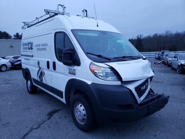 Salvage cars for sale from Copart Exeter, RI: 2020 Dodge RAM Promaster