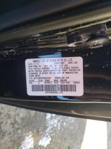 2012 INFINITI G37 BASE JN1CV6EK5CM422342