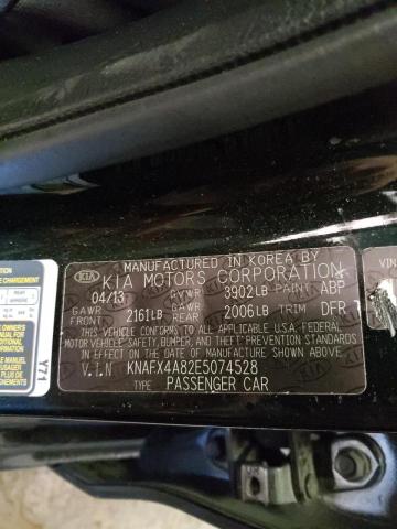 2014 KIA FORTE EX - KNAFX4A82E5074528