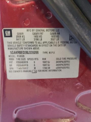2011 BUICK ENCLAVE CX 5GAKRBED3BJ339288