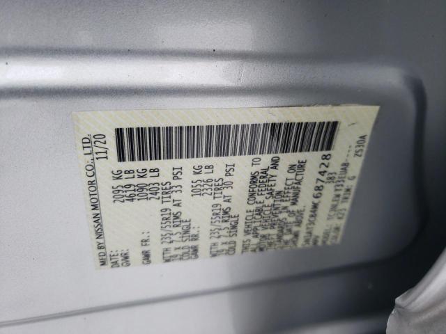 2021 NISSAN ROGUE SL 5N1AT3CB4MC687428