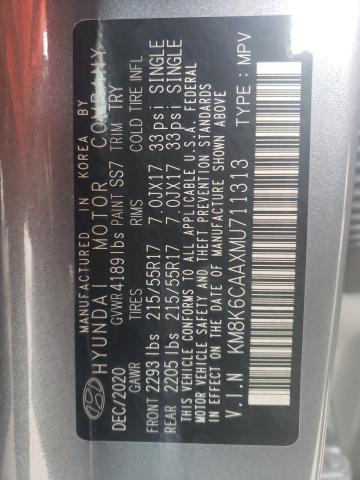 2021 HYUNDAI KONA SEL P KM8K6CAAXMU711313