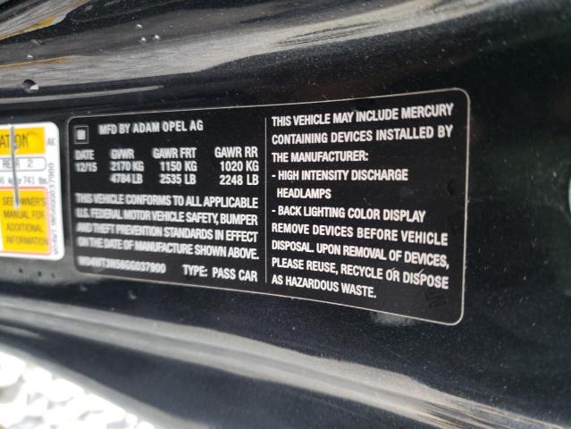 2016 BUICK CASCADA PR W04WT3N56GG037900