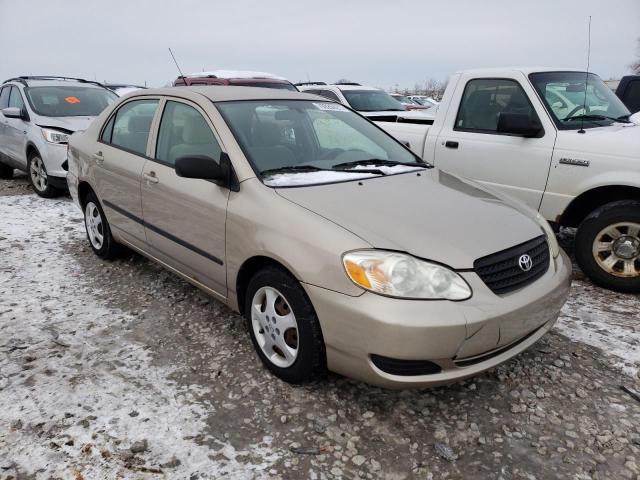 Salvage cars for sale from Copart Appleton, WI: 2005 Toyota Corolla CE