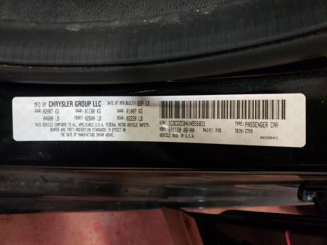 2013 DODGE AVENGER SX 1C3CDZCB4DN556831