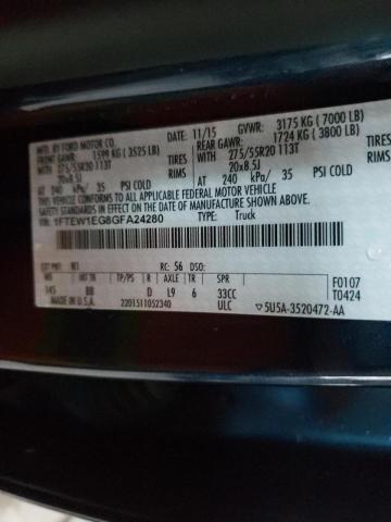 1FTEW1EG8GFA24280 Ford F150 Super 2016. Фото: 9