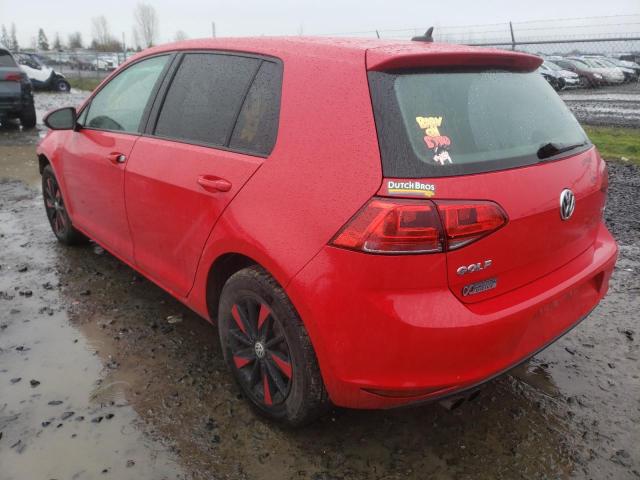 2016 VOLKSWAGEN GOLF S/SE 3VW217AU5GM044807