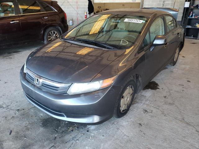2012 HONDA CIVIC HF 2HGFB2F66CH321571