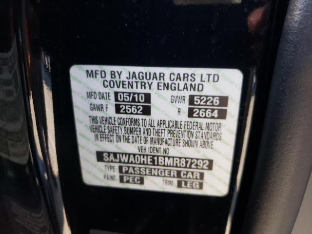 2011 JAGUAR XF SUPERCH SAJWA0HE1BMR87292