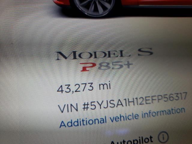 2015 TESLA MODEL S 85 5YJSA1H12EFP56317
