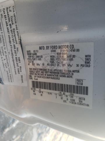 2011 FORD RANGER SUP 1FTKR1ED3BPA82252