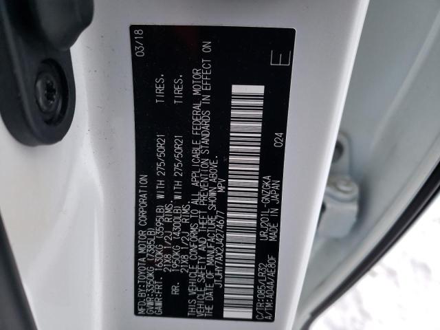 2018 LEXUS LX 570 JTJHY7AX2J4274677