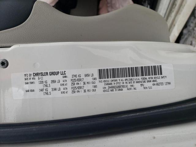 2011 CHRYSLER TOWN & COU - 2A4RR6DG0BR789101