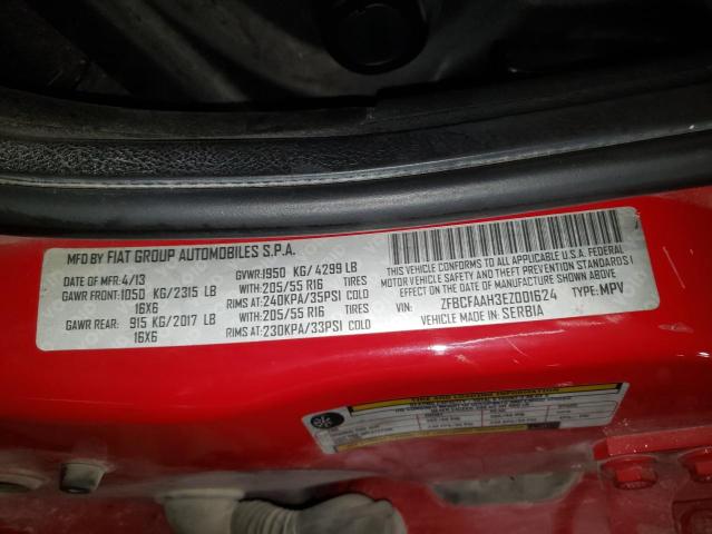 2014 FIAT 500L POP ZFBCFAAH3EZ001624