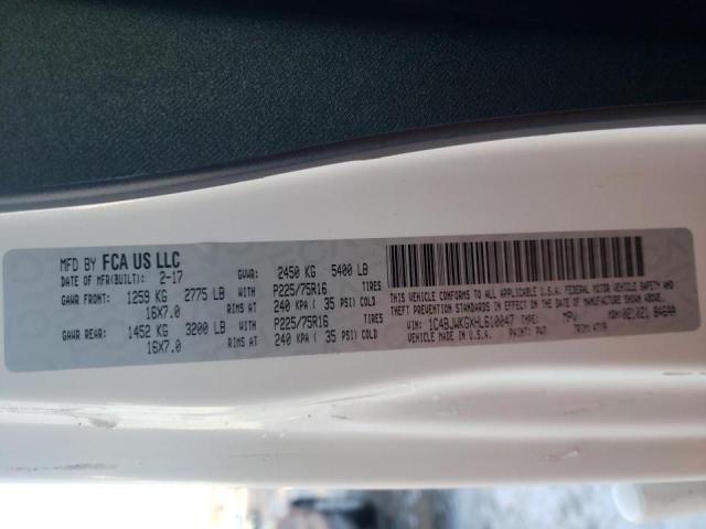 2017 JEEP WRANGLER 1C4BJWKGXHL610047