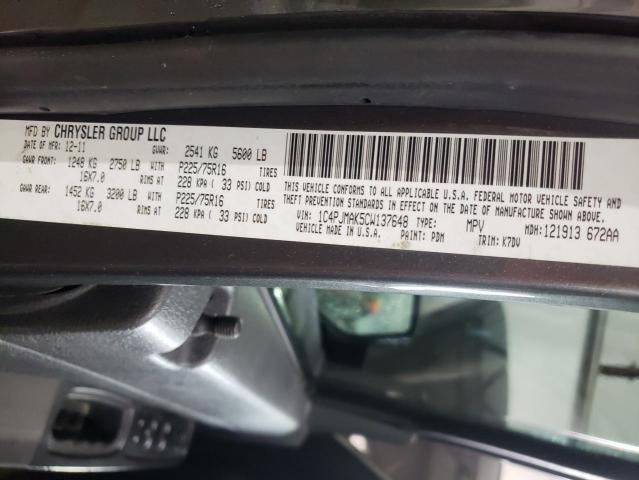 2012 JEEP LIBERTY SP 1C4PJMAK5CW137648