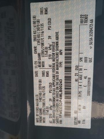 2021 FORD BRONCO BAS 1FMEE5DP4MLB00243