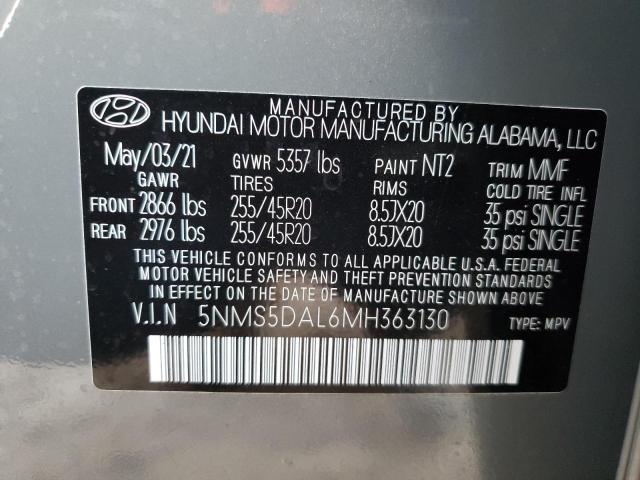 2021 HYUNDAI SANTA FE C 5NMS5DAL6MH363130