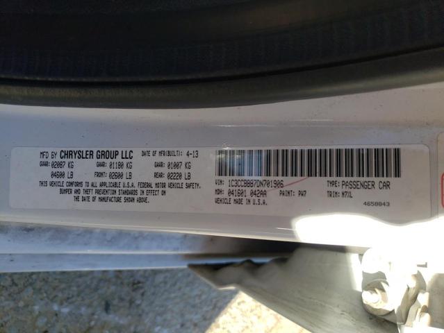 2013 CHRYSLER 200 TOURIN 1C3CCBBB7DN701906