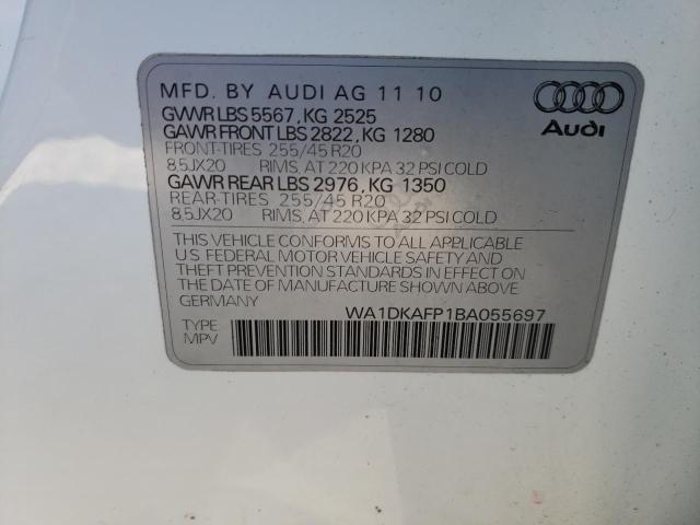 WA1DKAFP1BA055697 Audi Q5 Premium 2011. Фото: 9