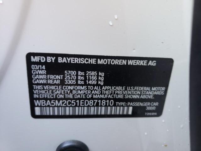 2014 BMW 535 IGT WBA5M2C51ED871810