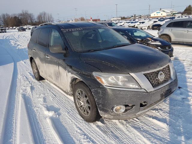 Salvage cars for sale from Copart Ontario Auction, ON: 2015 Nissan Pathfinder