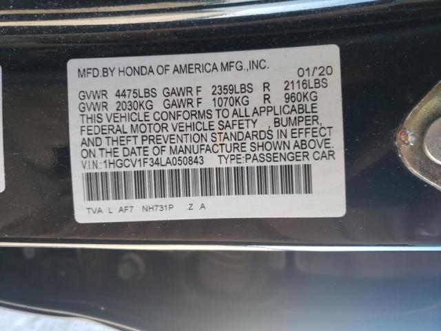 2020 HONDA ACCORD SPO - 1HGCV1F34LA050843