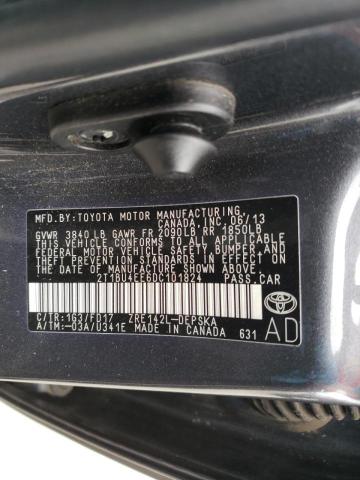2013 TOYOTA COROLLA BA 2T1BU4EE6DC101824