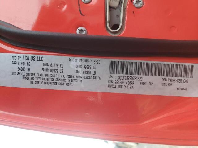 2016 DODGE DART GT SP 1C3CDFGB2GD791523