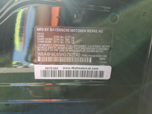 2017 BMW 430XI GRAN WBA4F9C55HG792240