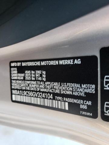2016 BMW 228 XI SUL WBA1L9C56GV324104