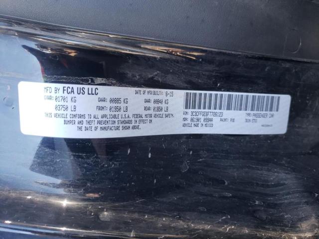 2015 FIAT 500 ELECTR 3C3CFFGE6FT726123