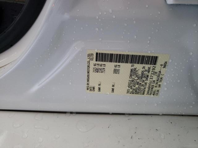 2020 NISSAN MAXIMA PLA 1N4AA6FV5LC373292