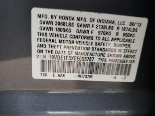 2014 ACURA ILX 20 19VDE1F3XEE005787