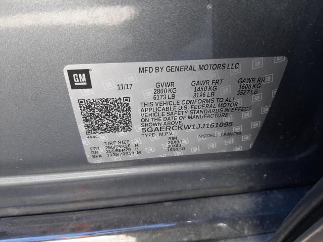 2018 BUICK ENCLAVE PR 5GAERCKW1JJ161095