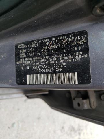 2015 HYUNDAI ACCENT GS KMHCT5AE7FU222575