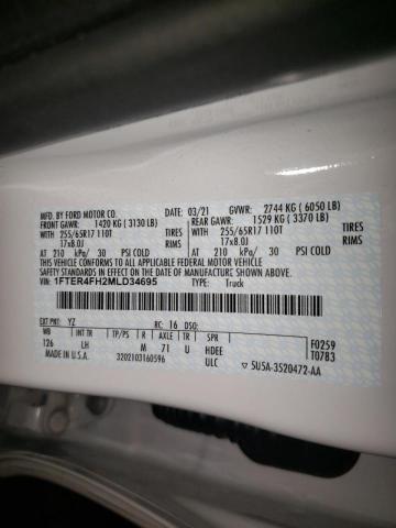 2021 FORD RANGER XL - 1FTER4FH2MLD34695
