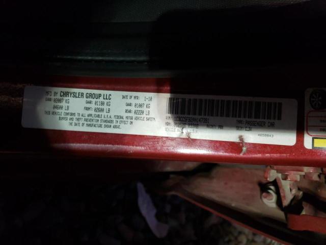 2010 CHRYSLER SEBRING LI 1C3CC5FB2AN147391