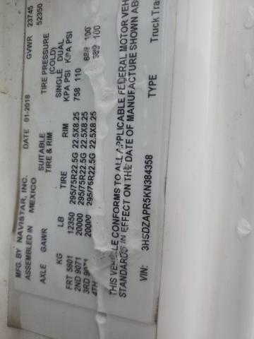 3HSDZAPR5KN384358 International Lt625 2019. Фото: 9