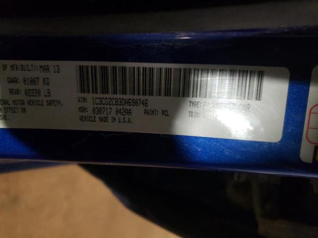 2013 DODGE AVENGER SX 1C3CDZCB3DN690746