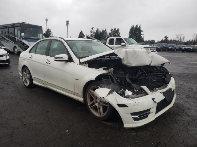 Salvage cars for sale at Woodburn, OR auction: 2012 Mercedes-Benz C 250
