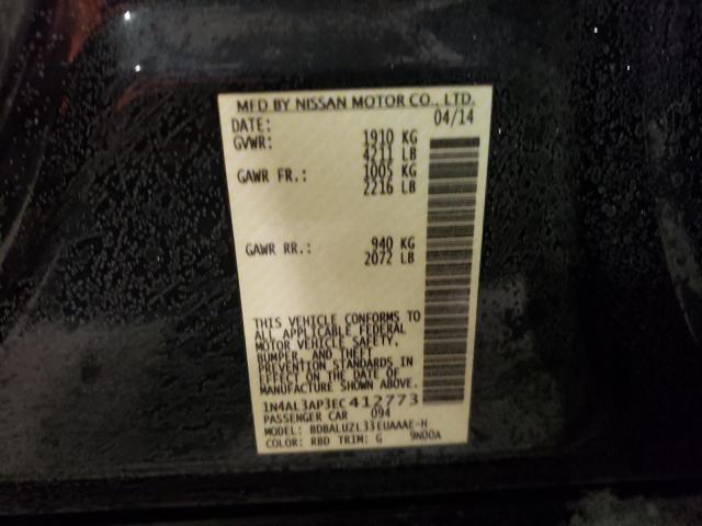 2014 NISSAN ALTIMA 2.5 1N4AL3AP3EC412773